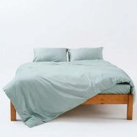 Простыня 150х215 ДомВелл (Поплин) Атлантик