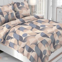 Пододеяльник 1,5 сп. (215*143 см) ДомВелл (Бязь) 6071/1 Затмение