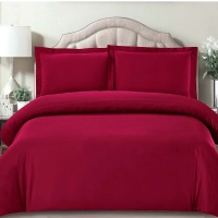 Простыня 150х215 ДомВелл (Поплин) Винный