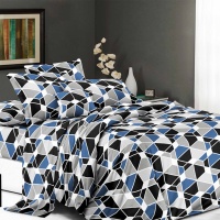 Простыня 150х215 ДомВелл (Поплин) 6957 А Акварель