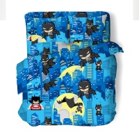 Комплект постельного белья 1,5 (50*70) ДомВелл Поплин Детство 5126/1 Бэтбой (1 наволочка)