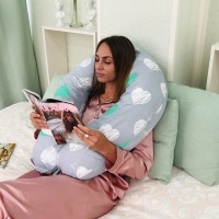 Наволочка "Бумеранг" 9313/2 Моника (Бязь) ДомВелл 195*30 на молнии с завязками 