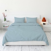 Простыня 150х215 ДомВелл (Поплин) Кристалл