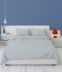 Пододеяльник 1,5 сп. (215*143см) ДомВелл (Поплин) Кварц