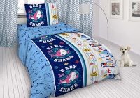 Комплект постельного белья 1,5 (50*70) ДомВелл Бязь Детство 9759/1 Фишки (1 наволочка)