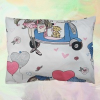 Наволочка 50х70 ДомВелл (Бязь) 7486/1 Прованс