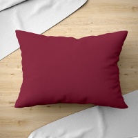 Наволочка 50х70 ДомВелл (Поплин) Винный