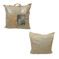 Подушка 70х70 Овечья шерсть (п/э 70, кант, чемодан) ДомВелл 