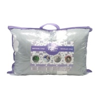 Подушка 50х70 Верблюжья шерсть (п/э 90, кант, чемодан) ДомВелл 