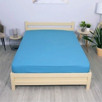 Пододеяльник 1,5 сп. (215*143см) ДомВелл (Поплин) Лазурный