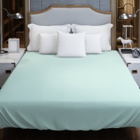 Простыня 220х240 ДомВелл (Поплин) Ментол