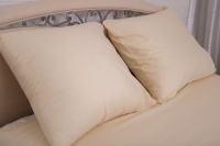 Наволочка 70х70 ДомВелл (Поплин) Бежевый