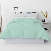 Пододеяльник 1,5 сп. (215*143см) ДомВелл (Поплин) Ментол