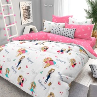 Наволочка 50х70 ДомВелл (Поплин) 28535/1 Модница