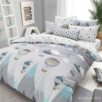 Пододеяльник 1,5 сп. (143*215 см) ДомВелл (Поплин) 28314/1 Путешествие