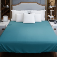 Простыня 150х215 ДомВелл (Поплин) Океан