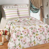 Простыня 220х220 ДомВелл (Поплин) 6515 В Вивьен