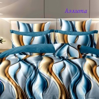 Простыня 150х215 ДомВелл (Поплин) 8022В Аэлита