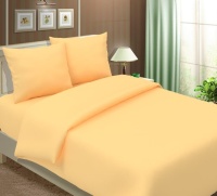 Пододеяльник Евро (200*220 см) ДомВелл (Поплин) Персик