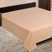 Пододеяльник 1,5 сп. (215*143см) ДомВелл (Поплин) Персик