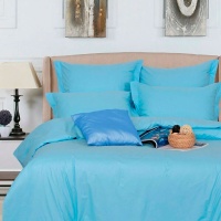 Простыня 220х240 ДомВелл (Поплин) Дельфин