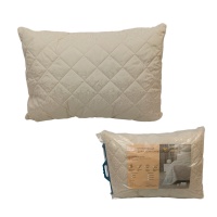 Подушка 50х70 Овечья шерсть (чехол п/э 70, стеганный с молнией, кант, пакет) ДомВелл 