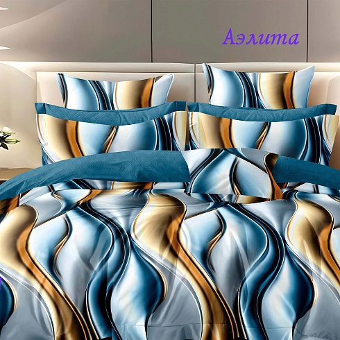 Простыня 150х215 ДомВелл (Поплин) 8022В Аэлита