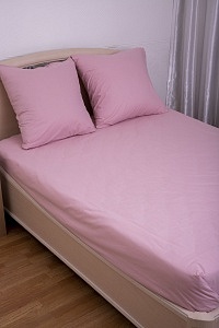 Пододеяльник 2-х сп. (215*175 см) ДомВелл (Поплин) Пудра