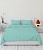 Пододеяльник 2-х сп. (215*175 см) ДомВелл (Поплин) Аквамарин